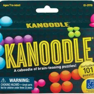 Kanoodle 3D Brain Teaser Puzzle: Engaging Educational Game for Children 7 and Up, Enhances Critical Thinking and Problem-Solving Skills.