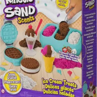 Kinetic Sand Scents Ice Cream Treats offers kids a vibrant, educational sensory experience with natural scents, enhancing creative play and learning.