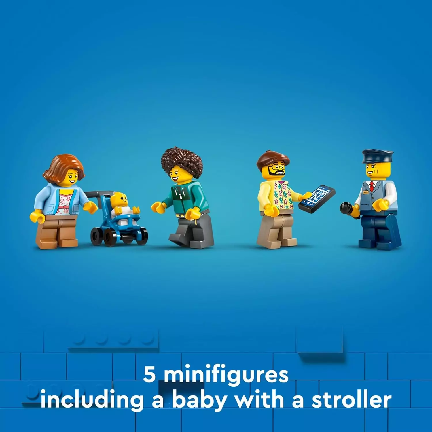 LEGO City Red Double-Decker Bus Set: Creative Building Toy for Kids Age 7+. Enhance learning with this Educational Urban Transport Playset Model.