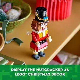 LEGO Nutcracker Building Set: Festive Holiday Project for Kids 8+, Ideal for Christmas Classroom Decor and Creative Fun.