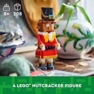 Lego Nutcracker Christmas Decoration: Engaging Holiday Activity for Kids in Classroom - Encourage Creativity with Festive Building Project