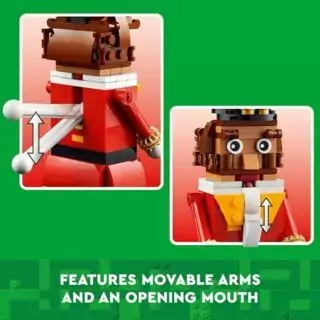 Lego Nutcracker Christmas building set: Engage kids with fun, festive classroom decor while enhancing creativity through interactive play.