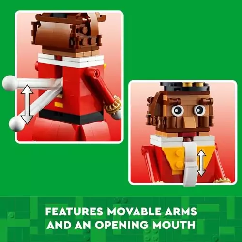 Lego Nutcracker Christmas building set: Engage kids with fun, festive classroom decor while enhancing creativity through interactive play.