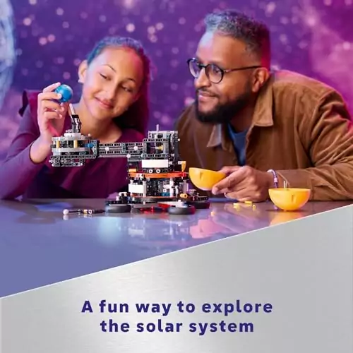Lego Technic Earth-Moon Orbit Set offers an interactive science experience, ideal for children passionate about space exploration and STEM learning.