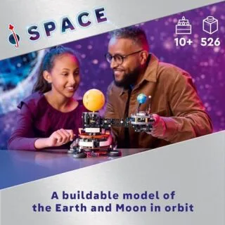 Engage young minds with the LEGO Technic Earth & Moon Orbit Set, a captivating science kit and ideal space-themed gift for curious kids.