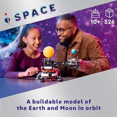 Engage young minds with the LEGO Technic Earth & Moon Orbit Set, a captivating science kit and ideal space-themed gift for curious kids.