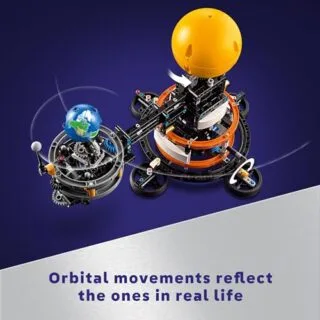 LEGO Technic Earth-Moon Orbit Set: Engaging STEM Kit for Kids. Explore Space Science with Hands-On Building and Orbital Mechanics Learning.
