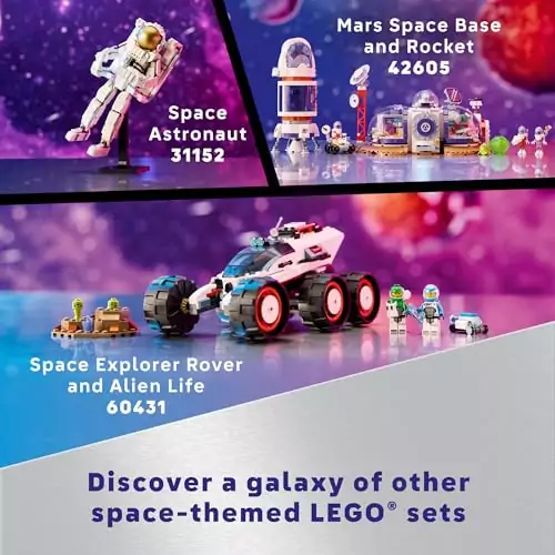 Educational LEGO Technic Space Science Kit featuring Earth and Moon Orbit Set, perfect as a gift for aspiring astronomers and space enthusiasts.