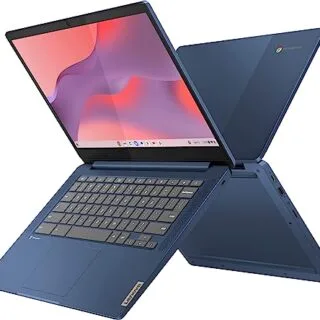 Lenovo 14-Inch FHD Touchscreen Chromebook: Ultra-Slim, 8-Core Performance Laptop for Educators Seeking High-Quality Computing and Portability.