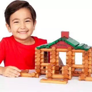 Celebrate a century of creativity with the 100th Anniversary Lincoln Logs. Includes 111 real wood pieces, perfect for preschoolers and creative play.