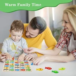 Magnetic fishing game for toddlers enhances learning with alphabet and counting features, promoting fun educational play for preschool children.