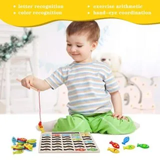 Magnetic Fishing Game for Toddlers: Boost Alphabet Recognition and Counting Skills with This Engaging Preschool Educational Toy