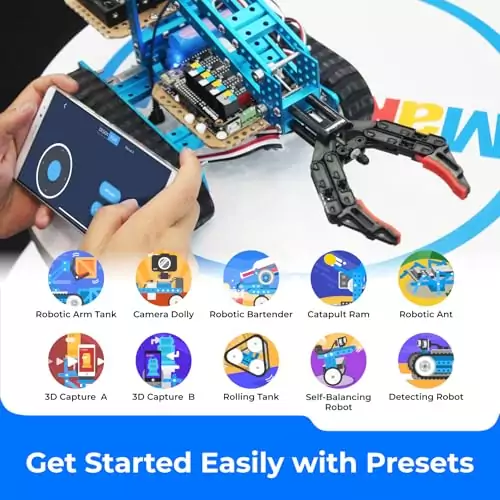 Makeblock mBot Ultimate is an app-controlled coding robot kit designed for kids, perfect for enhancing STEAM education with interactive robotics toys.