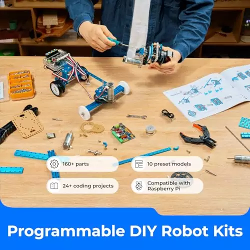 mBot Ultimate Coding Robot Kit for Kids: Engage young minds with this educational toy featuring app control for interactive learning and fun coding practice.
