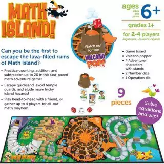 Engaging Math Island Game: An educational tool for teaching addition and subtraction, enhancing elementary students' math skills through interactive play.