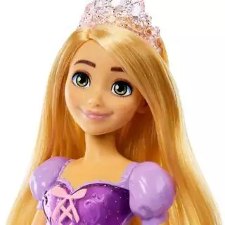 Discover the Mattel Disney Princess Rapunzel Doll, featuring a dazzling outfit perfect for imaginative play and educational activities. Ideal for young fans.