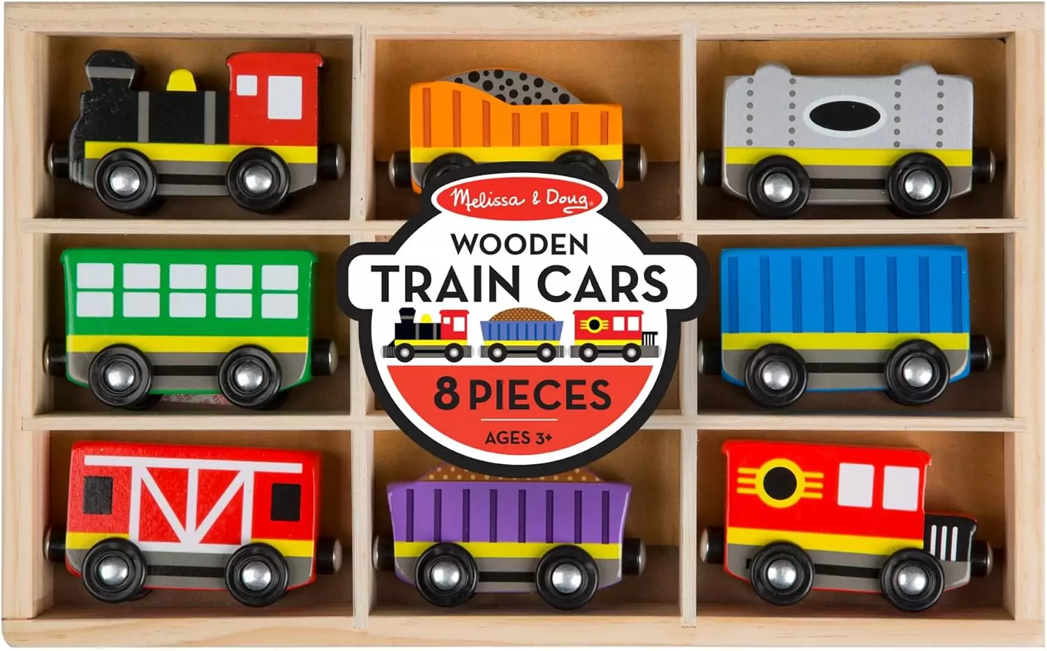 Enhance skill development and imaginative play with this educational wooden magnetic train set, designed to engage young learners in a fun and interactive way.