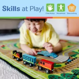 Enhance playtime with the Melissa & Doug Wooden Magnetic Train Set, an 8-piece educational toy designed to boost skill development and creativity.
