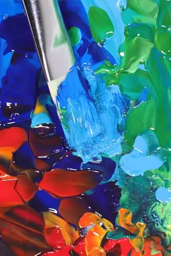 Mont Marte 24 Color Acrylic Paint Set ideal for canvas, wood, and fabric projects; offers vibrant hues, perfect for enhancing your art with vivid colors.