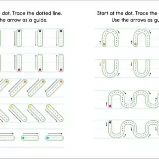 Children's Writing Workbook: Boost Pen Control Skills, Practice Letter Tracing, and Enjoy Engaging, Colorful Illustrations for Learning Fun.