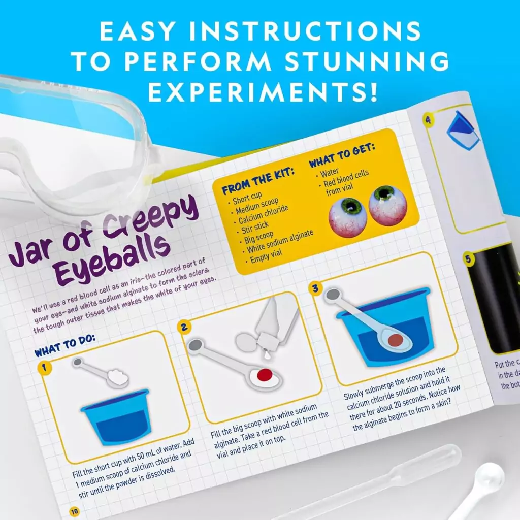 National Geographic Gross Science Kit features 45 hands-on experiments designed for educational engagement and fun, ideal for interactive classroom activities.