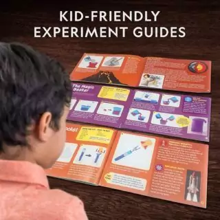 National Geographic Mega Science Lab offers 75 engaging physics experiments designed for young learners to explore and discover the wonders of science.