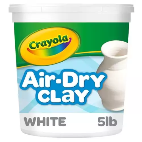 Air Dry Clay 5lbs - Perfect for Kids' Crafting & Sculpting; Natural White, Ideal for Creative Projects and Educational Activities