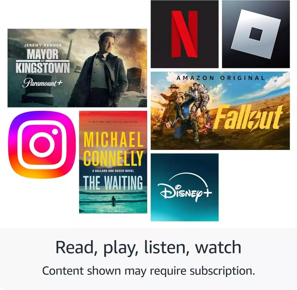 Fire HD 8 Tablet with 8-Inch HD Display, 3GB RAM, and 32GB Storage serves as an excellent classroom learning tool for students.