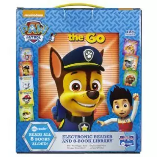 Engage kids with Nickelodeon's Paw Patrol Interactive Storybook featuring Chase, Skye, and Marshall, fostering fun and educational learning experiences.