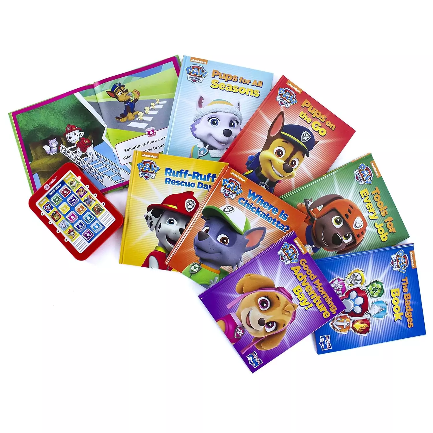 Nickelodeon Paw Patrol Interactive Storybook: Enhance Learning with Chase, Skye, and Marshall