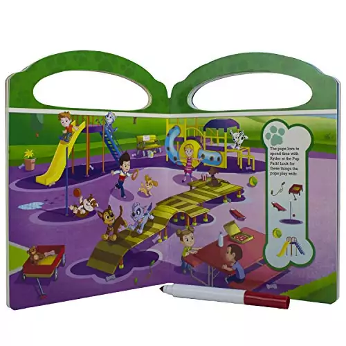 Nickelodeon PAW Patrol Interactive Wipe-Clean Activity Book for Kids - Engaging and colorful learning tool for fun and educational play.