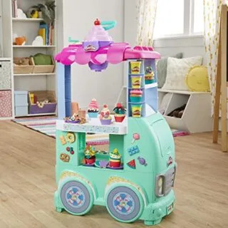 Vibrant Play-Doh Sweet Snacks Food Truck Playset for Kids - Encourages Creativity, Education, and Imaginative Play with Modeling Fun