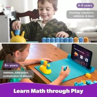 Engage kids aged 4-8 with the PlayShifu Plugo Count educational game, an interactive math learning toy designed to make numbers fun and exciting.