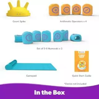 Interactive math toy for kids 4-8 by PlayShifu Plugo Count, enhancing math skills through engaging play and educational fun.