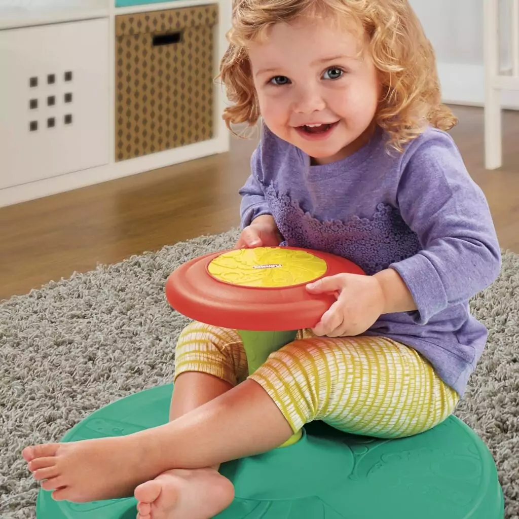 Playskool Sit 'n Spin Classic Toy: Develop Motor Skills for Toddlers 18+ Months. Ideal Activity for Spinning Fun and Early Childhood Learning.
