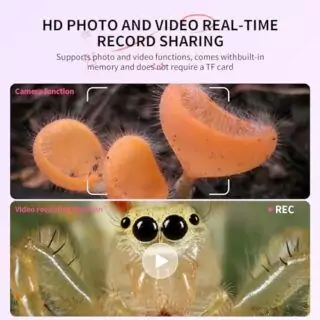 Compact Handheld Microscope for Kids: Educational Science Kit Ideal for Inspiring Young Learners to Explore and Discover the Micro World.