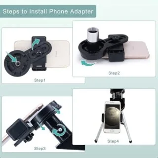 70mm Refractor Telescope for Educators, featuring 15x-150x zoom, ideal for educational stargazing and astronomy lessons. Portable and easy to use.