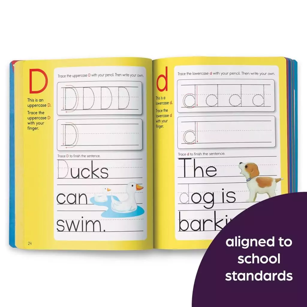 Engage Preschoolers with a 256-Page Workbook Packed with Math and Language Arts Activities, Perfect for Early Childhood Educational Development.