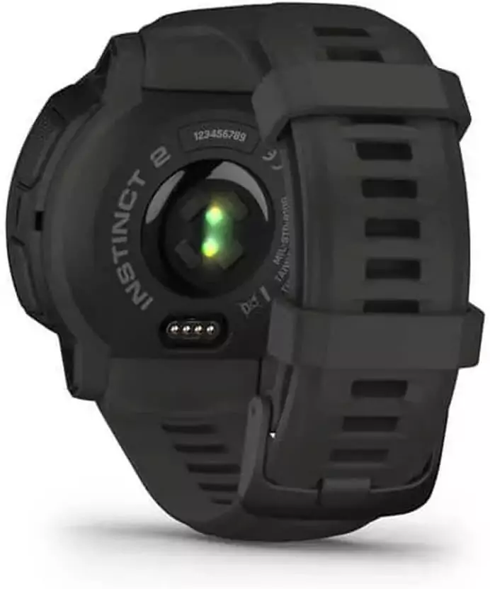 Garmin Instinct 2 GPS Watch is designed for outdoor enthusiasts, featuring Multi-GNSS support for enhanced navigation accuracy in challenging environments.