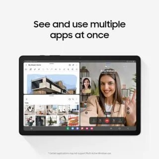 Samsung Galaxy Tab A9 Plus 11-inch with 64GB storage, designed for educators, features quad speakers for enhanced classroom performance.