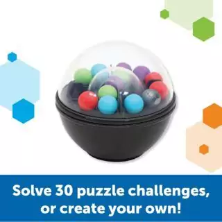 Engaging 3D puzzle ball brain teaser, perfect for family fun and educational challenges, stimulating creativity and problem-solving skills.