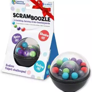 Scramboozle Puzzle Ball offers a 3D brain teaser experience perfect for students and families, providing an educational toy challenge that enhances cognitive skills.