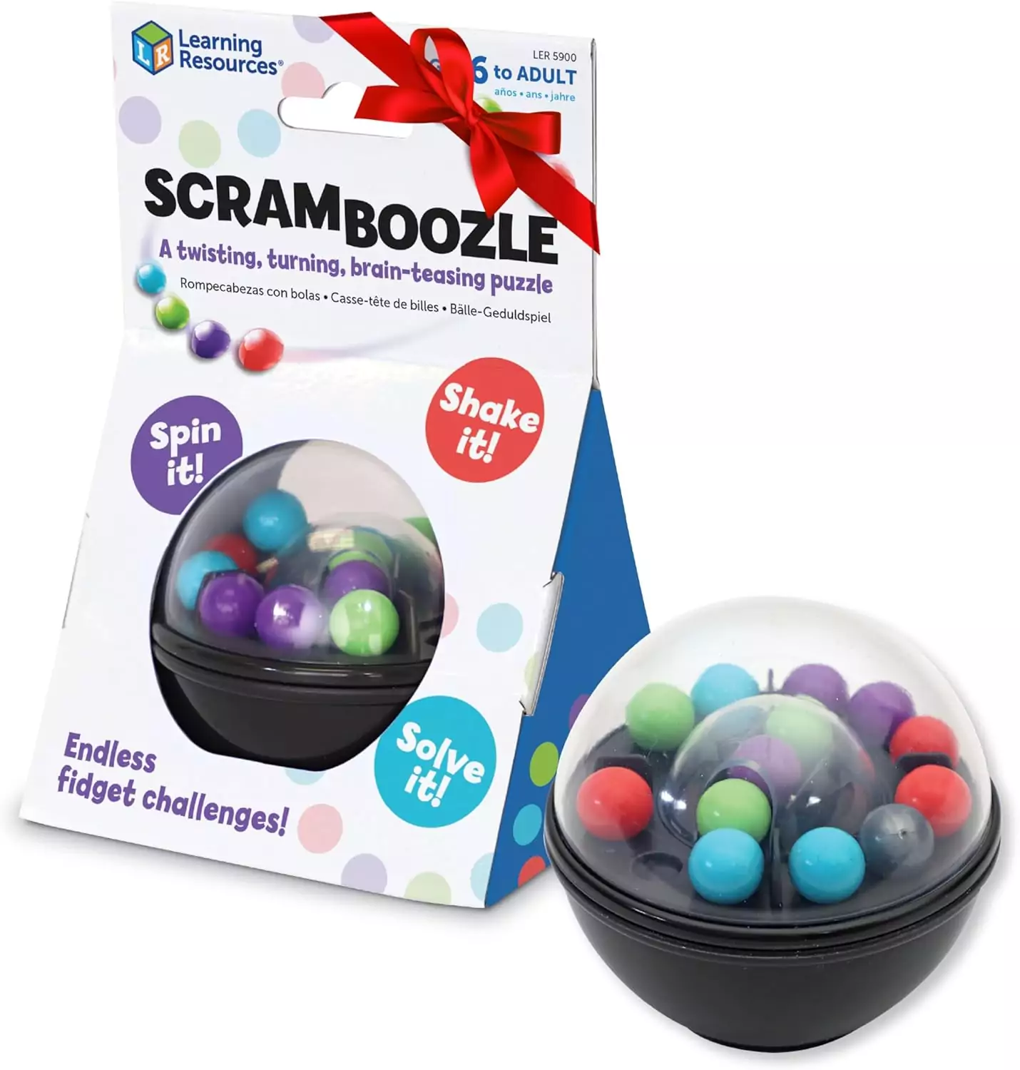 Scramboozle Puzzle Ball offers a 3D brain teaser experience perfect for students and families, providing an educational toy challenge that enhances cognitive skills.