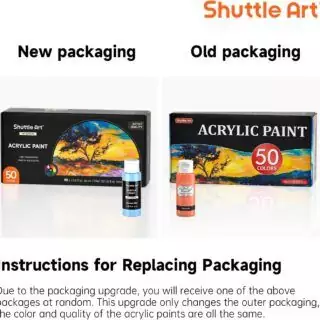 Acrylic Paint Set: 50 Vibrant Colors Ideal for Educators and Classroom Art Projects, Encouraging Creativity and Artistic Expression in Students.