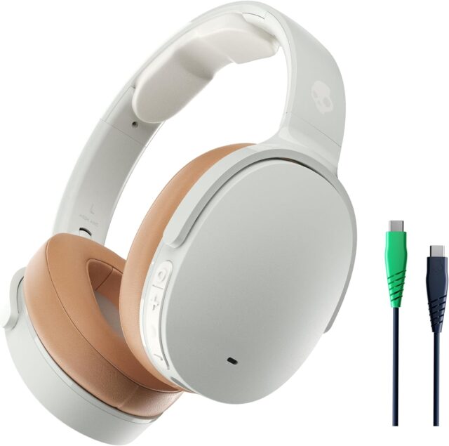 Skullcandy Hesh ANC Wireless Headphones feature a 22-hour battery life and built-in microphone, ideal for educators seeking noise-canceling audio solutions.