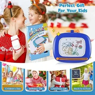 Magnetic Drawing Board: Educational Toy for Boosting Creativity in Toddlers. Ideal for Boys and Girls to Enhance Artistic Skills and Imagination.