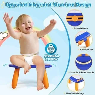 Magnetic drawing board toy for toddlers aged 1-3 years. Boost creativity and learning with this colorful, educational toy for young children.