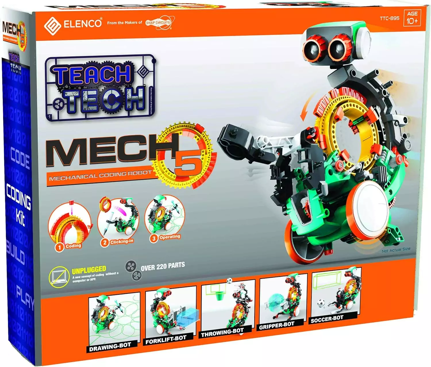 Explore the Snap Circuits Teach Tech Mech 5, a STEM learning toy. Enhance kids