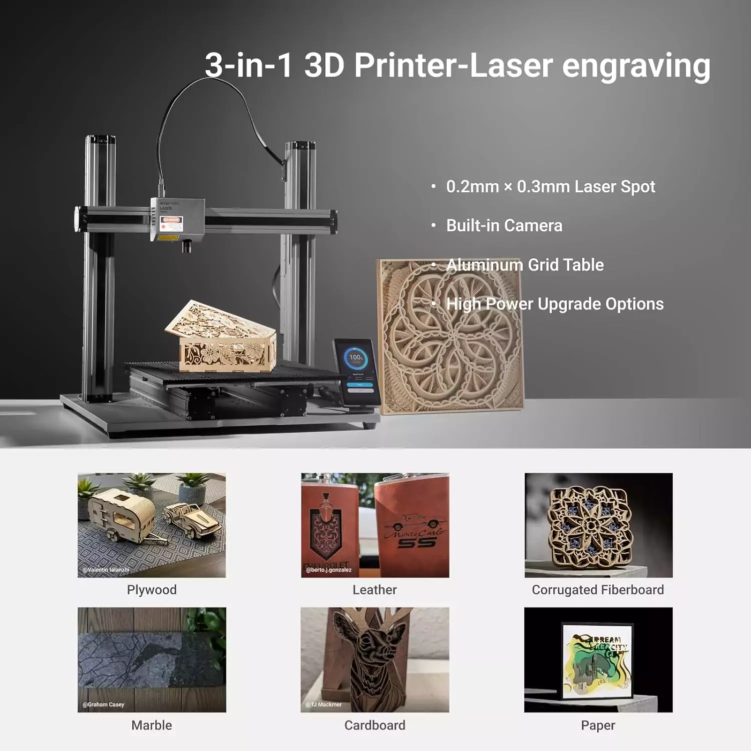 Snapmaker 2.0 A350T is an all-in-one 3D printer, laser engraver, and CNC machine, ideal for seamless integration into educational settings.