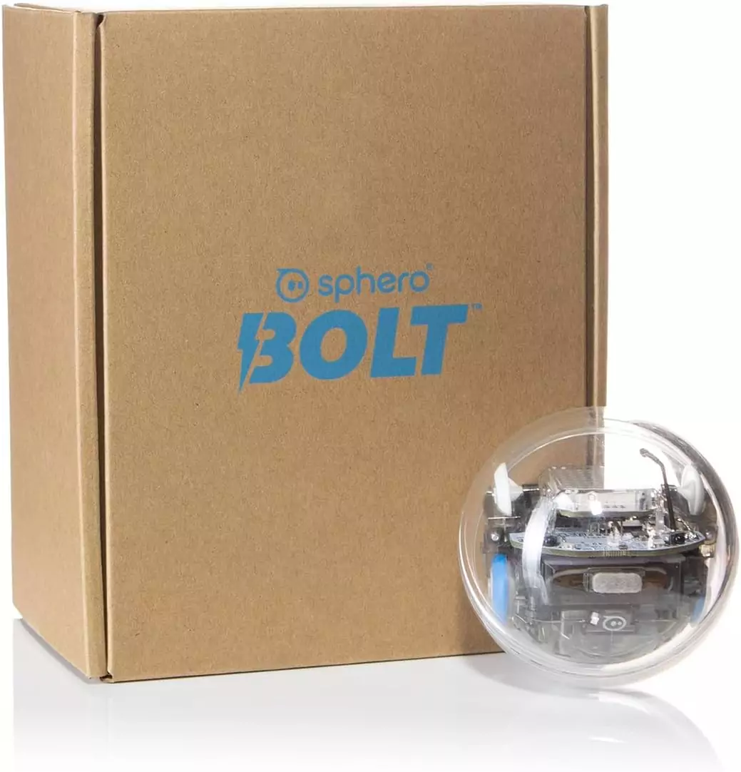 Sphero BOLT Coding Robot Ball: Ideal for kids aged 8+ to learn coding. Durable, versatile kit perfect for educational outdoor activities.